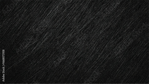 Distressed dark scratched texture. Black grunge abstract backdrop. Rough surface background for modern design.