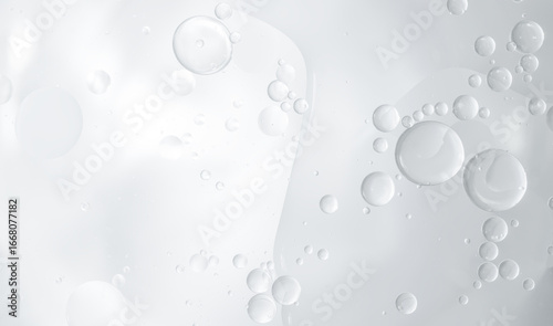 Tableau sur toile Abstract clear water bubbles background