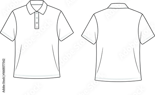 Classic White Polo Shirt Design for Men, Stylish and Comfortable, Casual Everyday Wear, Perfect for Sports and Leisure
