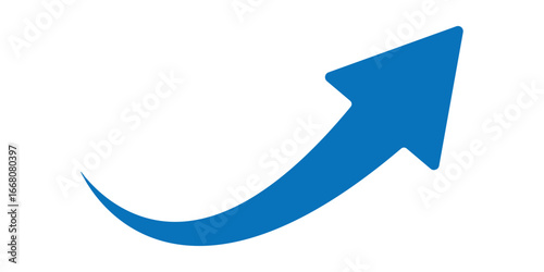 wavy curved Long arrow icon. long line arrow vector. flat style Arrow symbol. arrow on a transparent background. vector illustration. blue long arrow, curve green arrow icon vector for your apps, web