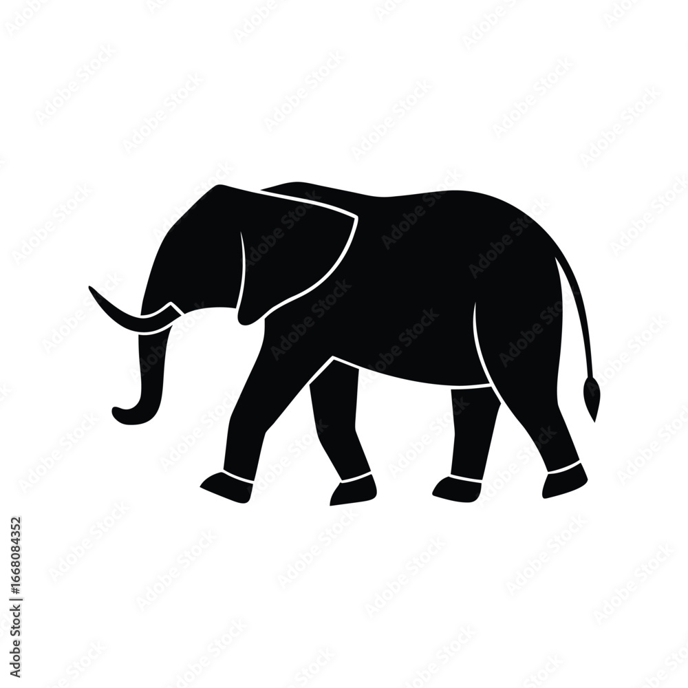Obraz premium elephant vector illustration