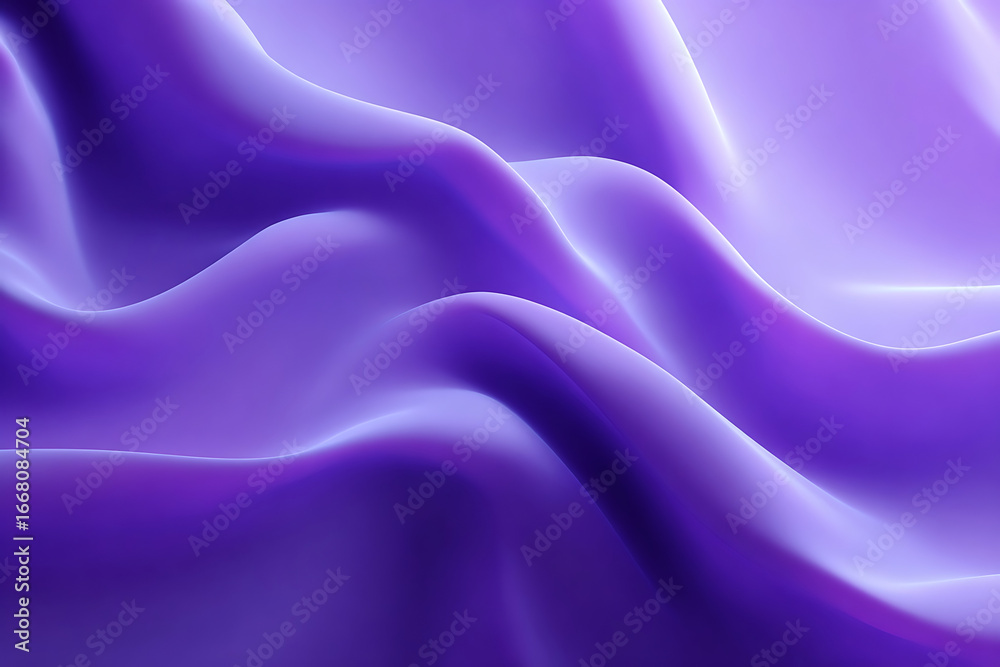 Obraz premium Stunning purple flowing silk design perfect for modern backgrounds, website headers, and elegant presentations with a vibrant, dynamic feel