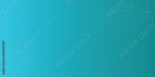 Abstract Turquoise Gradient Background with Subtle Pattern of Small Dots
