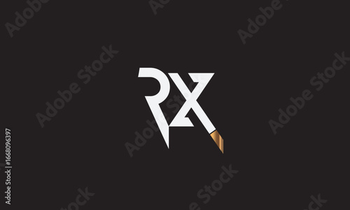 RX, XR, R , X , Abstract Letters Logo Monogram	