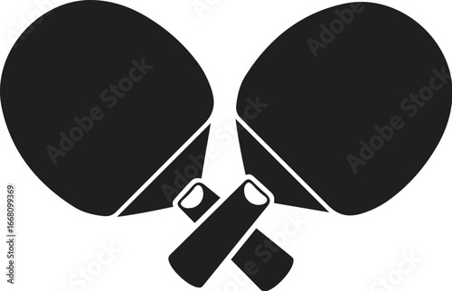 table tennis equipment icon vector illustration