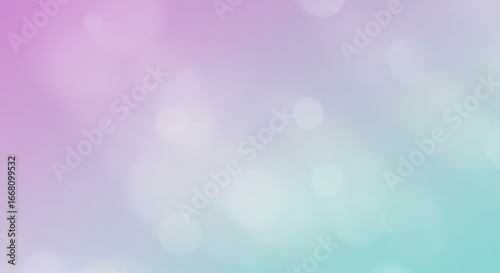 Canvas Print Pastel Gradient Background with Bokeh Lights for Abstract Art and Gentle Designs