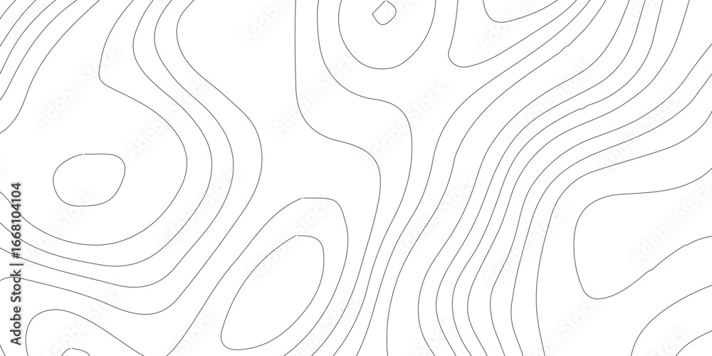Fototapeta premium Line pattern seamless map topography background.Topography map art curve drawing. vector illustration. Contour maps. illustration, Topo contour map design,