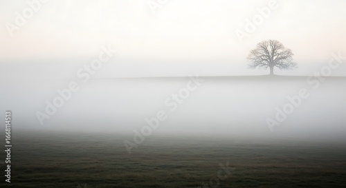 misty morning on the river