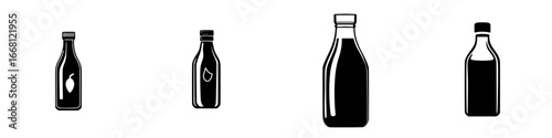 Various bottle designs showing different shapes and labels at a product showcase event