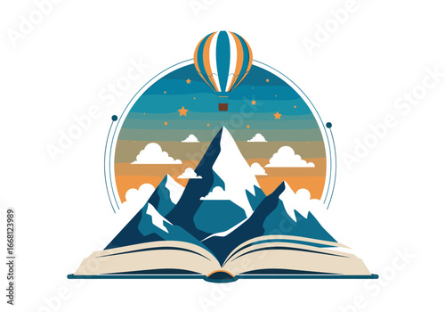 Discovering new worlds and exciting adventures within the pages of a captivating storybook