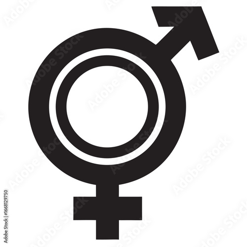 gender symbol icon pictogram vector