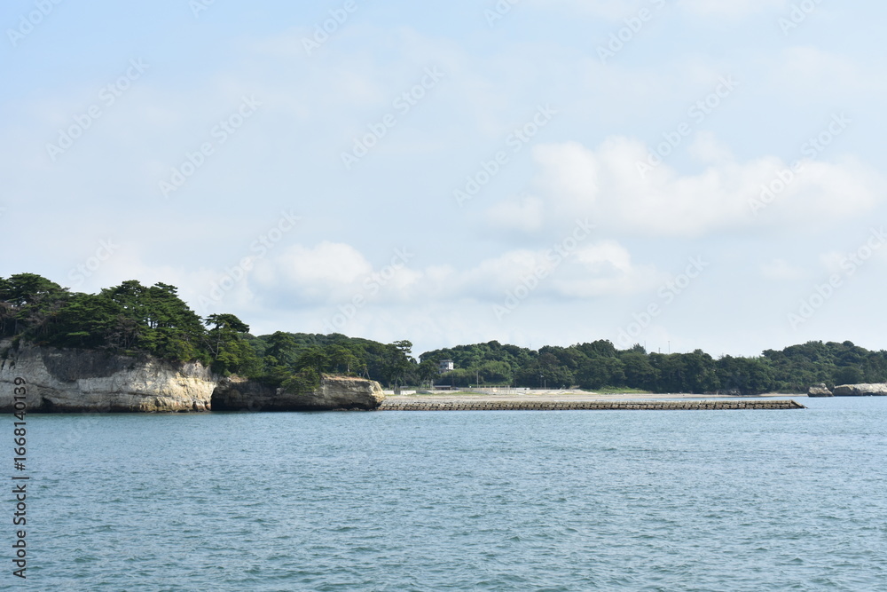Naklejka premium 日本三景 松島 周辺の風景