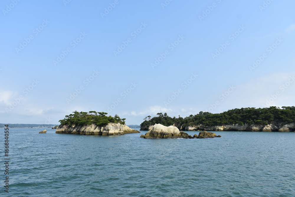 Naklejka premium 日本三景 松島 周辺の風景