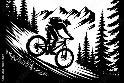 Mountain Biking Adventure Vector Bundle