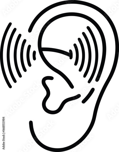 Speaker icon vector illustration on white background with microphone symbol