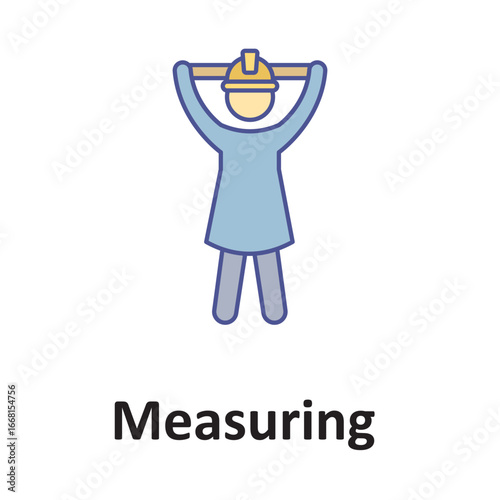 Measuring tool  Vector Icon which can easily modify or edit