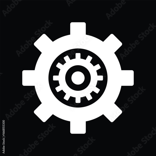 Business Gear Process Minimalist Design