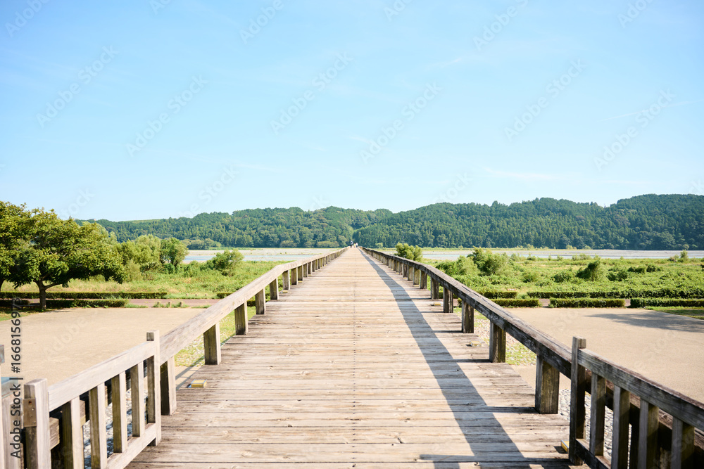 Naklejka premium 蓬莱橋