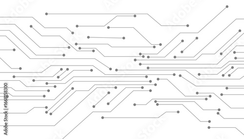 Abstract digital background with technology circuit board texture. Electronic motherboard illustration. Communication and engineering concept. Vector illustration