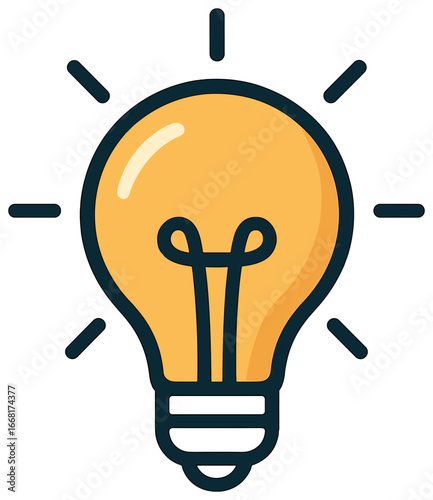 Innovative light bulb vector: creative design with bright ideas for energy efficiency