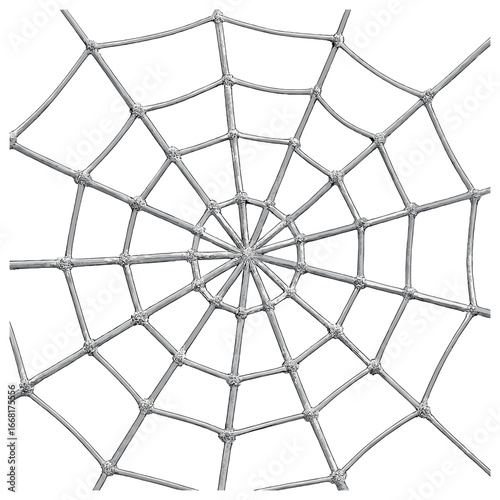 Intricate spider web vector design featuring complex patterns | halloween theme