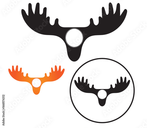 Moose and deer horn