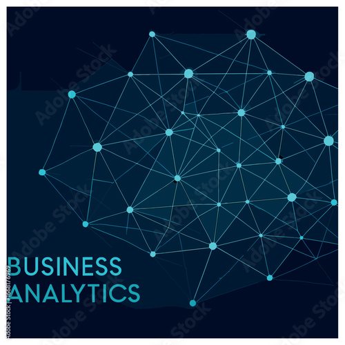Digital analytics vector: exploring business metrics, data insights, and web tracking tools