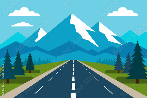 road in mountains