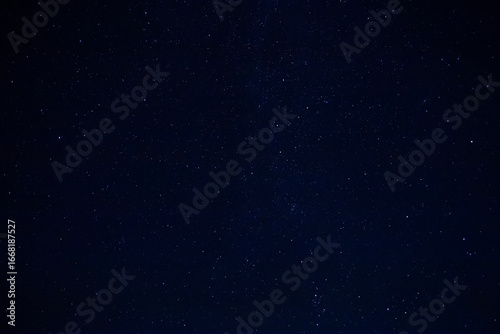 natural backdrop: view on dark blue starry night sky