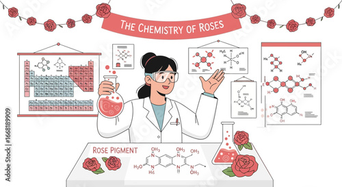 The Chemistry of Roses: A scientist investigating rose pigment properties
