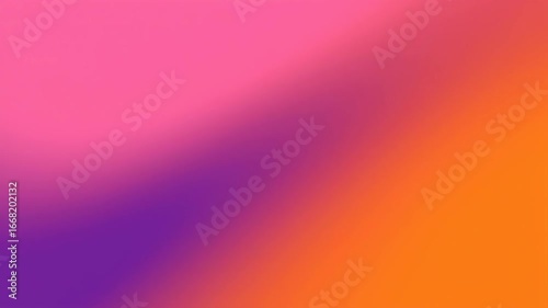 Abstract Pink Purple Orange Gradient Background - A vibrant, dynamic background featuring a smooth gradient transition from pink to purple and then to orange.