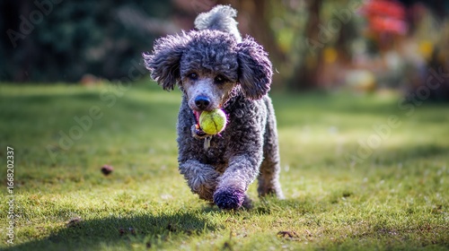 Poodles at Play: Watch These Intelligent, Fluffy Pups Chase Toys, Frolic in Yards, and Spark Joy with Their Lively Antics
