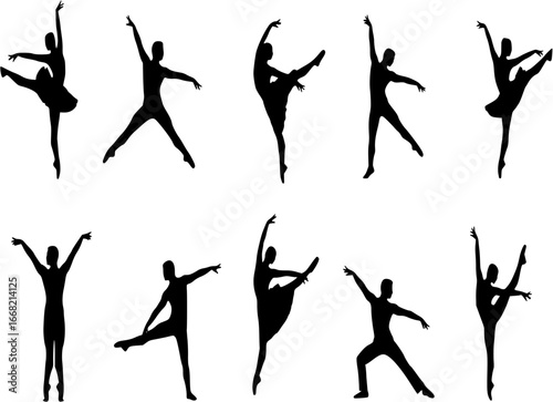Dance Dancer Silhouettes
