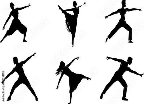 Dance Dancer Silhouettes
