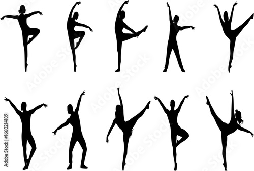 Dance Dancer Silhouettes
