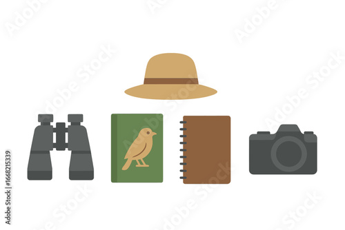 Outdoor adventure equipment for nature exploration and wildlife observation
