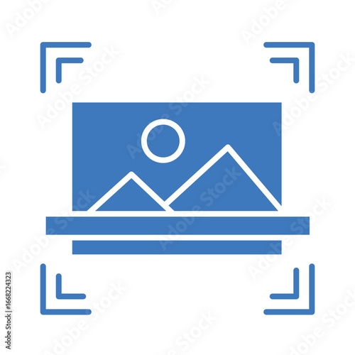 Image Recognition color flat icon for digital and print projects.