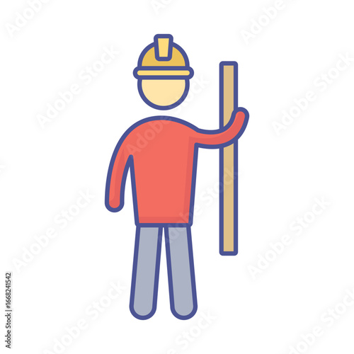 Architect Vector Icon which can easily modify or edit