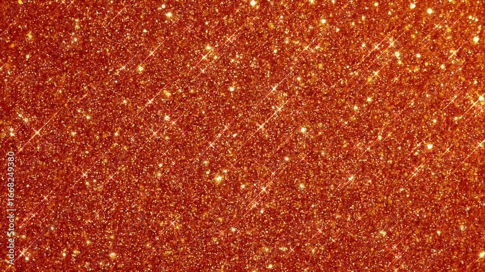 Orange Glitter Sparkling New Era Background - loop background animation
