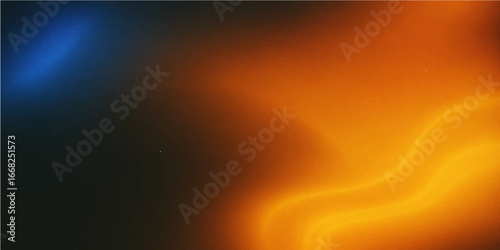 Abstract orange vector background with flowing flames and glowing light design