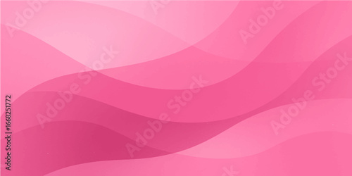 Pink abstract wave background with smooth gradient design