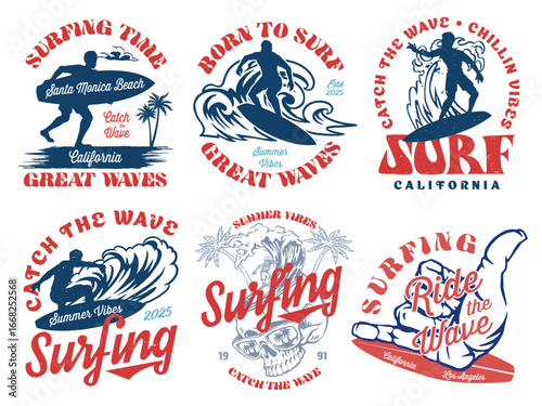 Surf great waves at Santa Monica Beach