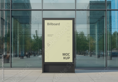 Outdoor Advertising Billboard Mockup