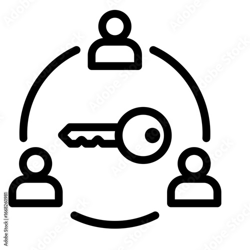 Stakeholder Icon - Key Circle