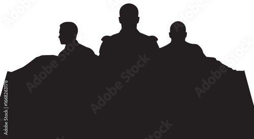 wall paper advance modern design in silhouette.
