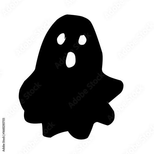 vector illustration of halloween ghosts