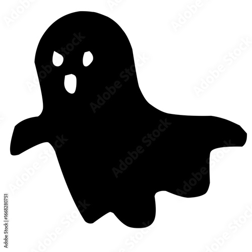 vector illustration of halloween ghosts