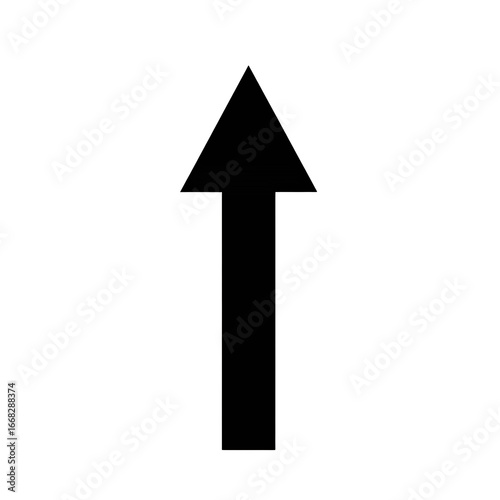 Upward Arrow Icon Vector Illustration Growth Progress Success Business Direction Positive Trend