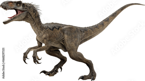 Wallpaper Mural Velociraptor isolated on transparent PNG background Torontodigital.ca