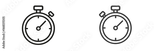 Stopwatch vector illustration showcasing time tracking concepts